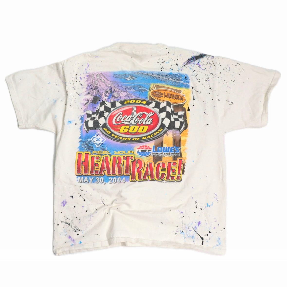 VINTAGE COCA-COLA 600 RACING T-SHIRT