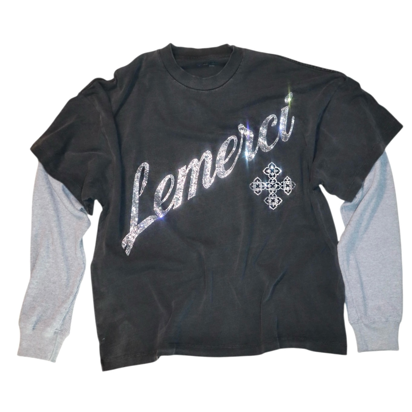 THERMAL RHINESTONE LONG SLEEVE