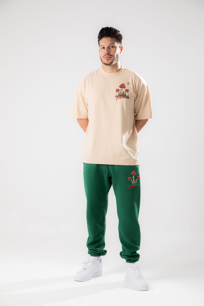 MUSHROOM GRAPHIC SWEATPANTS